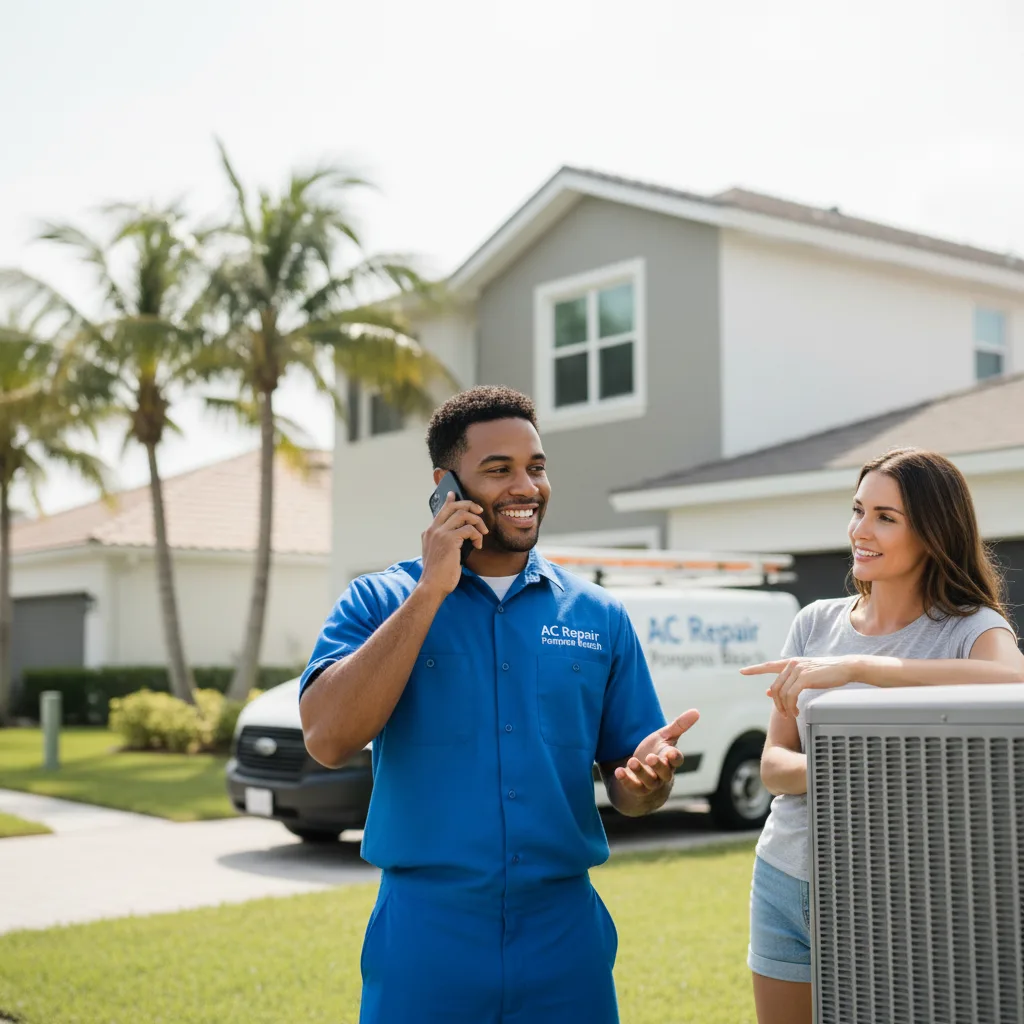 AC Repair Pompano Beach customer support in Middlebury Center